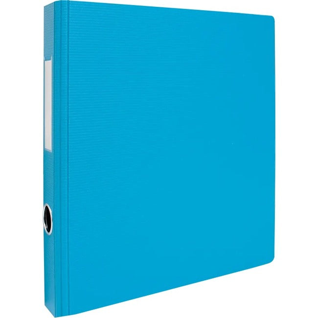 GEO 1" Textured Heavy-duty Binder, Light Blue