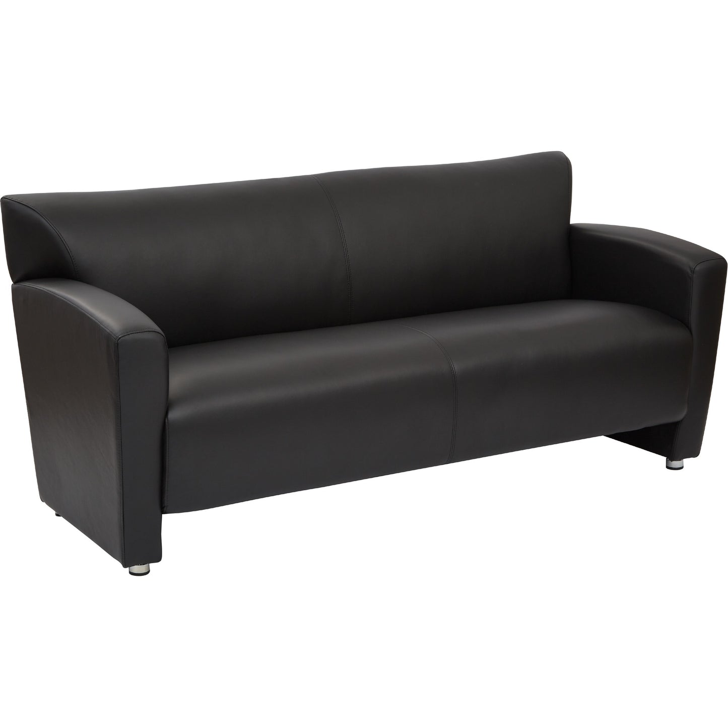OSP Furniture Loveseat with Silver Finish Legs