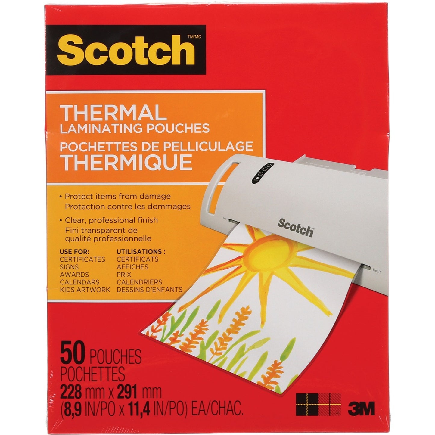 Scotch TP385450-50-C Laminating Pouch