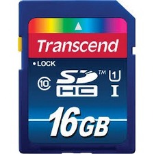 Transcend Premium 16 GB Class 10/UHS-I SDHC - 1
