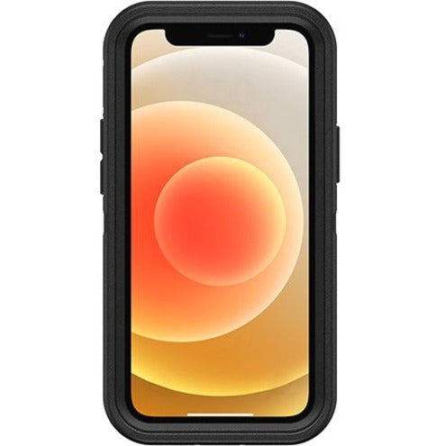 OtterBox Defender Rugged Carrying Case (Holster) Apple iPhone 12 mini Smartphone - Black - 77-65352