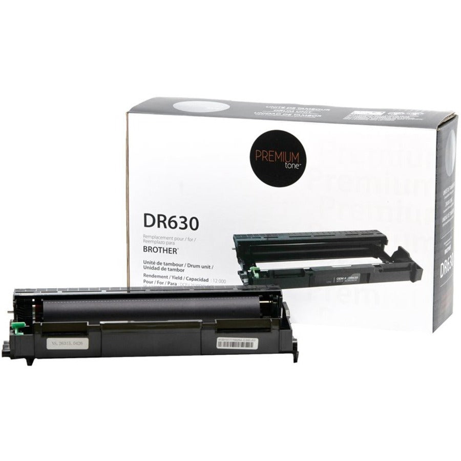 Premium Tone Drum Unit - Alternative for Brother DR630 - Black