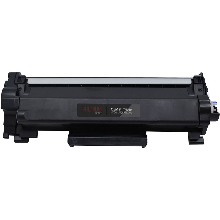 Premium Tone Toner Cartridge - Alternative for Brother TN760 - Black - NCBRTN760