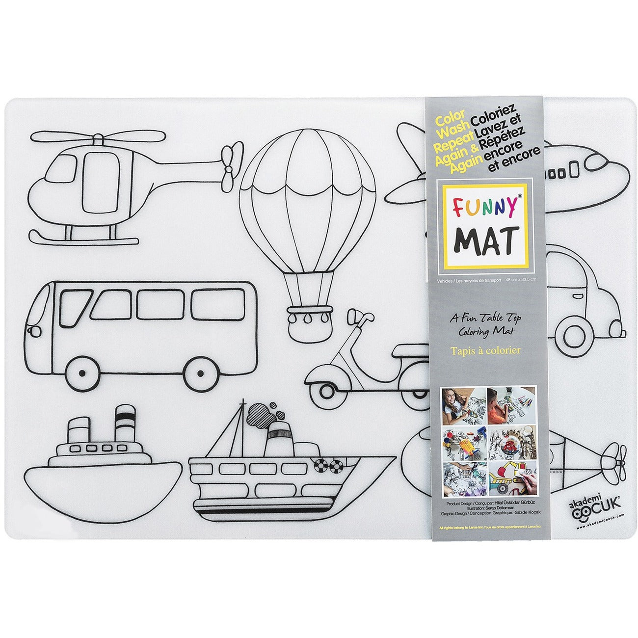 Funny Mat VEHICLES Table Mat