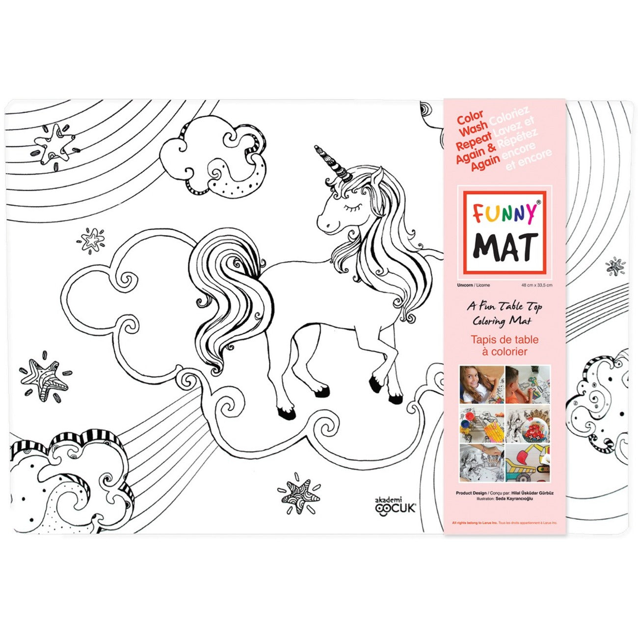 Funny Mat UNICORN Table Mat