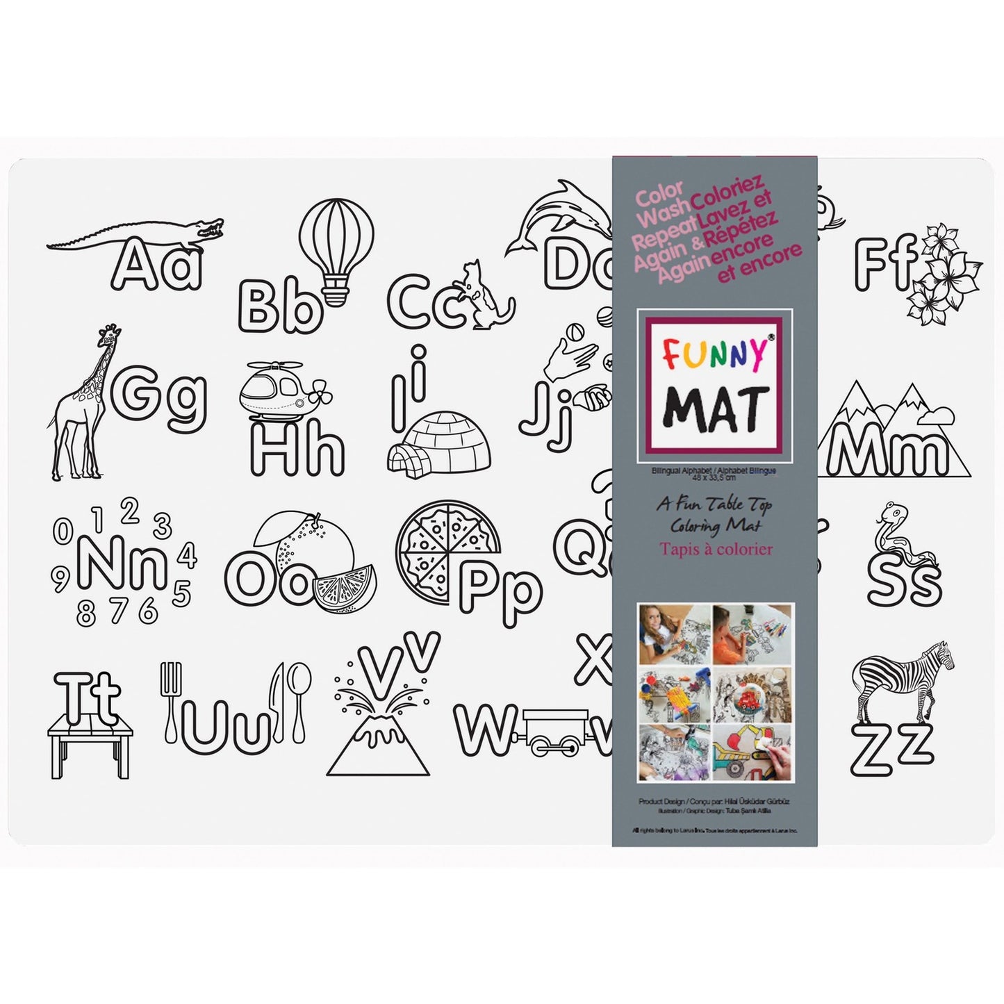 Funny Mat ALPHABET Table Mat