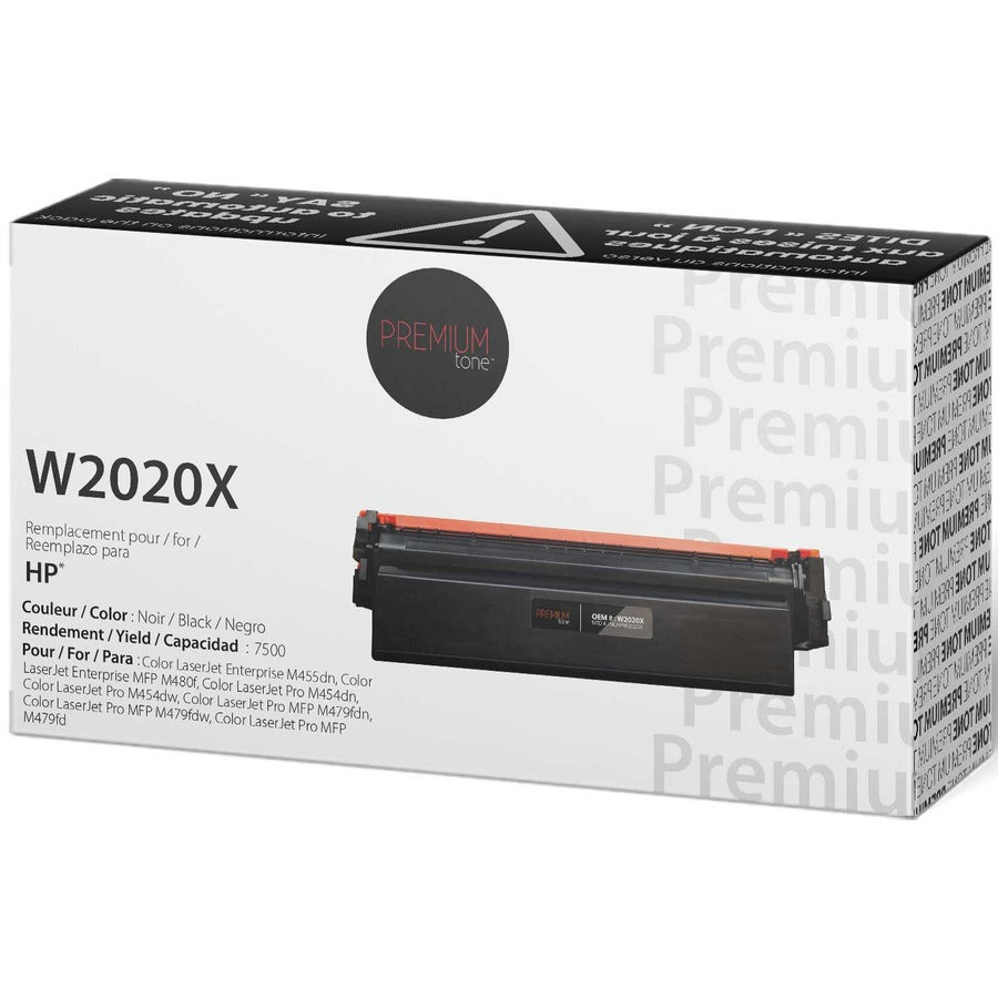 Premium Tone Toner Cartridge - Alternative for Hewlett Packard W2020X / 414X - Black - NCHPW2020X