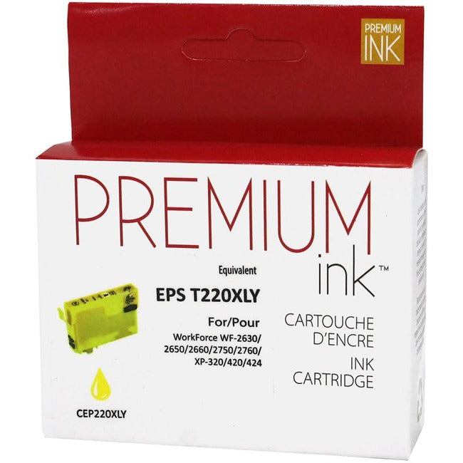 Premium Ink Ink Cartridge - Alternative for Epson T220XL420 - Yellow