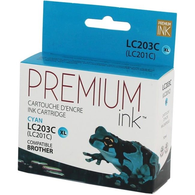 Premium Ink Ink Cartridge - Alternative for Brother LC203CS - Cyan