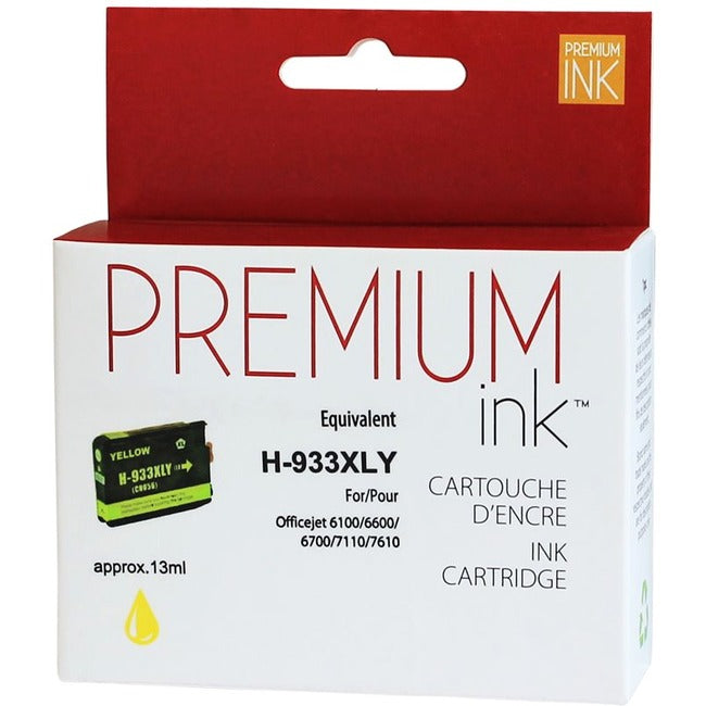 Premium Ink Ink Cartridge - Alternative for Hewlett Packard CN056AN / 933XL - Yellow