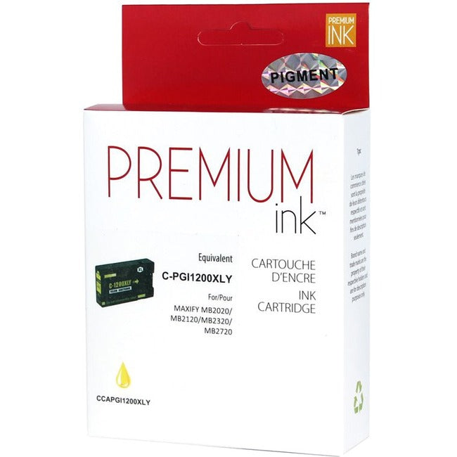 Premium Ink Ink Cartridge - Alternative for Canon PGI1200XLY - Yellow
