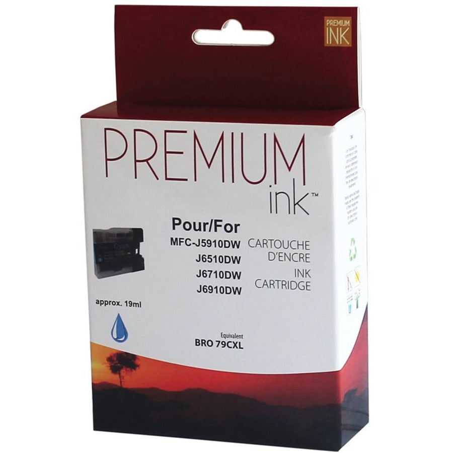 Premium Ink Ink Cartridge - Alternative for Brother LC79C - Cyan