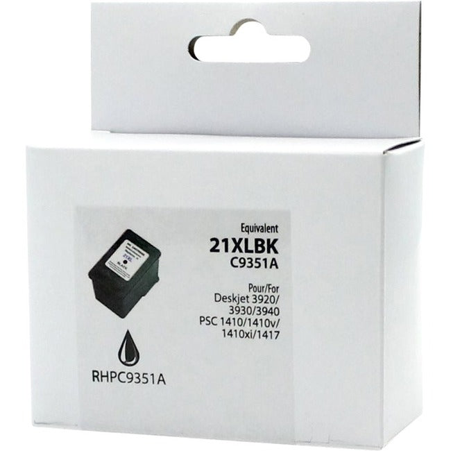 Neutral Box Ink Cartridge - Remanufactured for Hewlett Packard C9351A / 21XL - Black