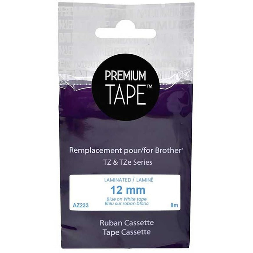 Premium Tape Label Tape - Alternative for Brother TZe-233 - AZ233