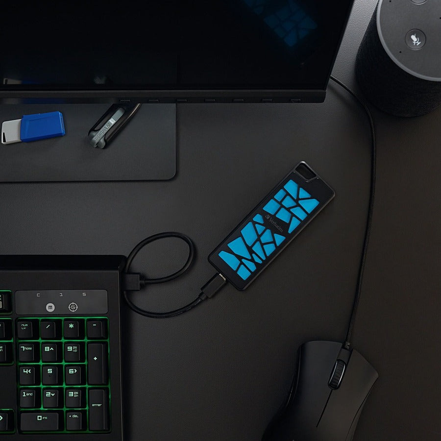 Verbatim 1TB VGX1000 Gaming PCIe NVMe External SSD - 70885