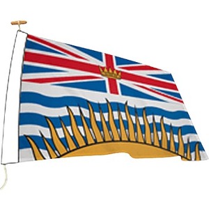L'étendard Provincial Flag British Columbia