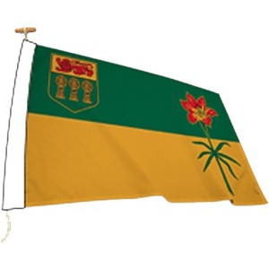 L'étendard Provincial Flag Saskatchewan