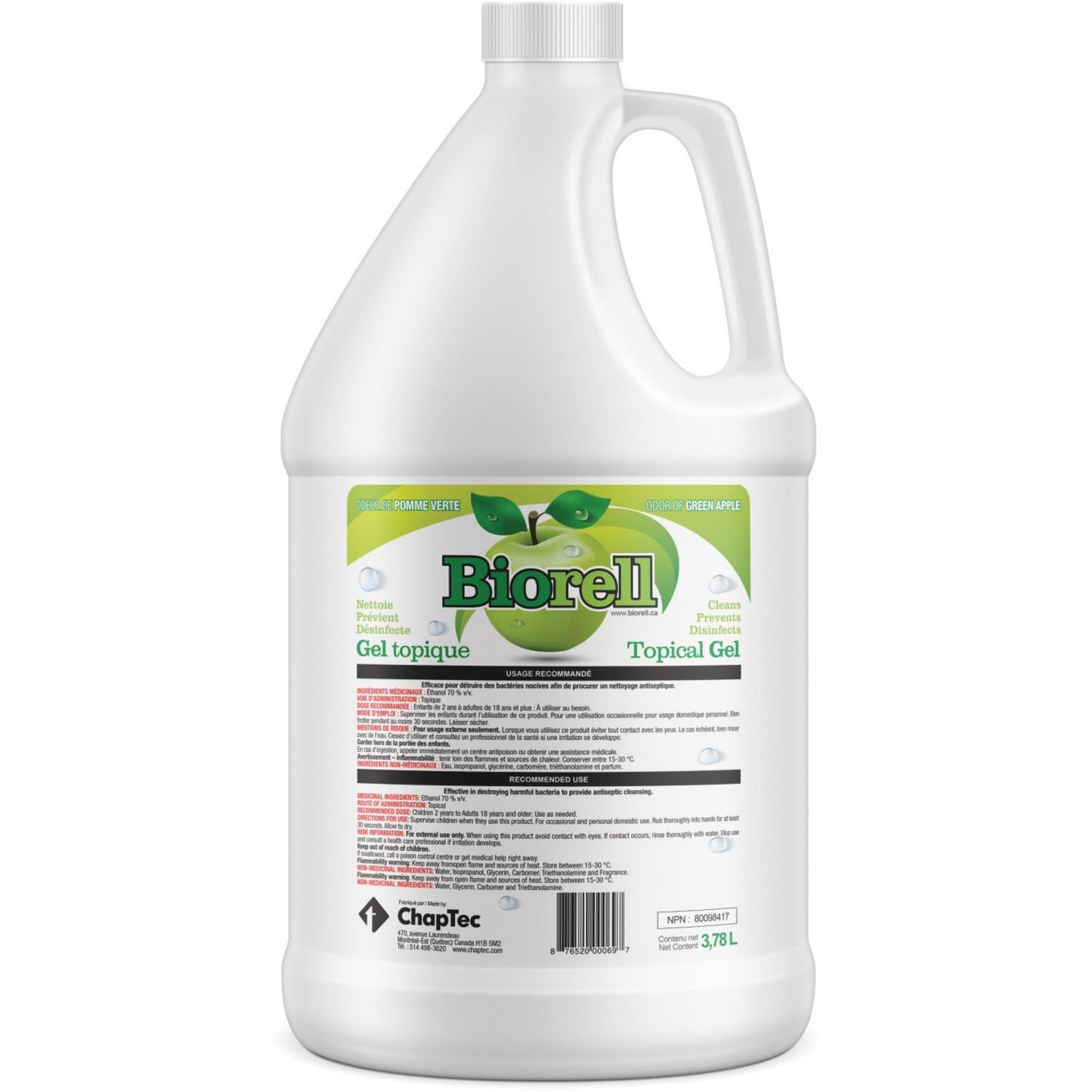 ChapTec Hand Sanitizer Gel