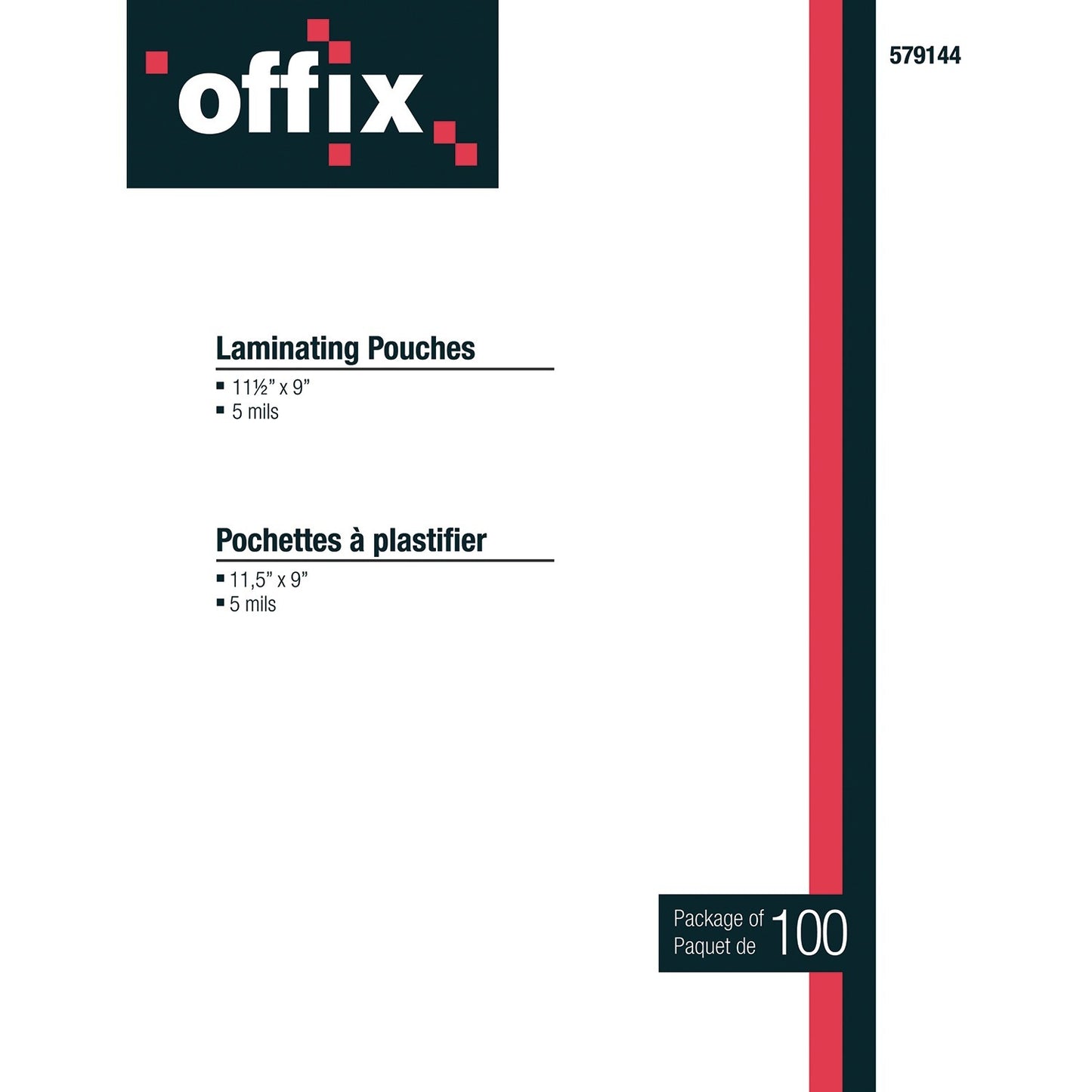 Offix 6009301 Laminating Pouch
