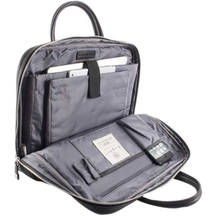 bugatti Sartoria Carrying Case (Briefcase) for 14" Tablet, Notebook - Black - EXB536-BLACK