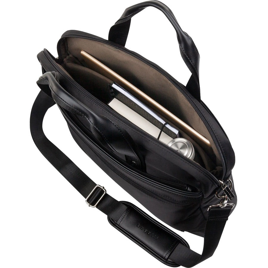 bugatti Moretti Carrying Case (Briefcase) for 15.6" Notebook - Black - EXB2157BU-BLACK