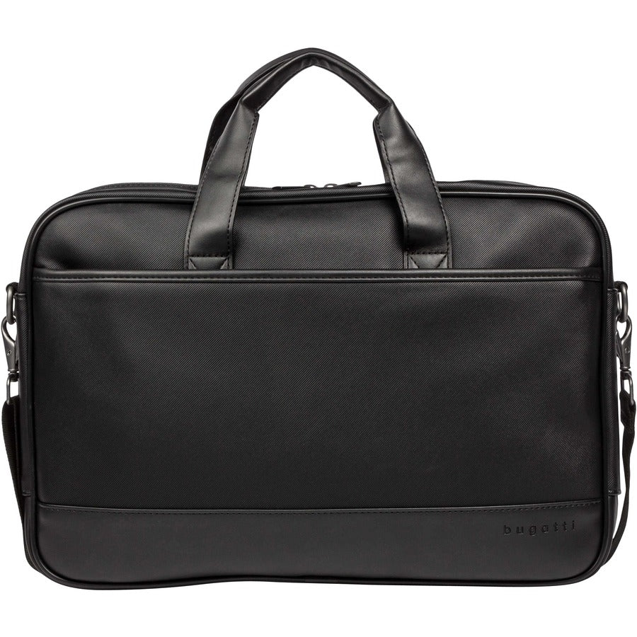 bugatti Gin & Twill Carrying Case (Briefcase) for 15.6" Notebook, Smartphone, Key - Black - EXB2020BU-BLACK