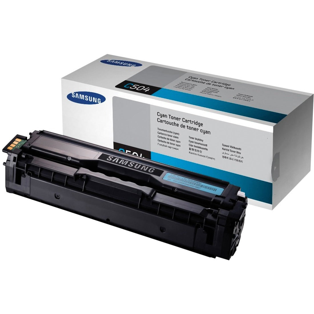 Samsung CLT-504S Original Laser Toner Cartridge - Cyan Pack