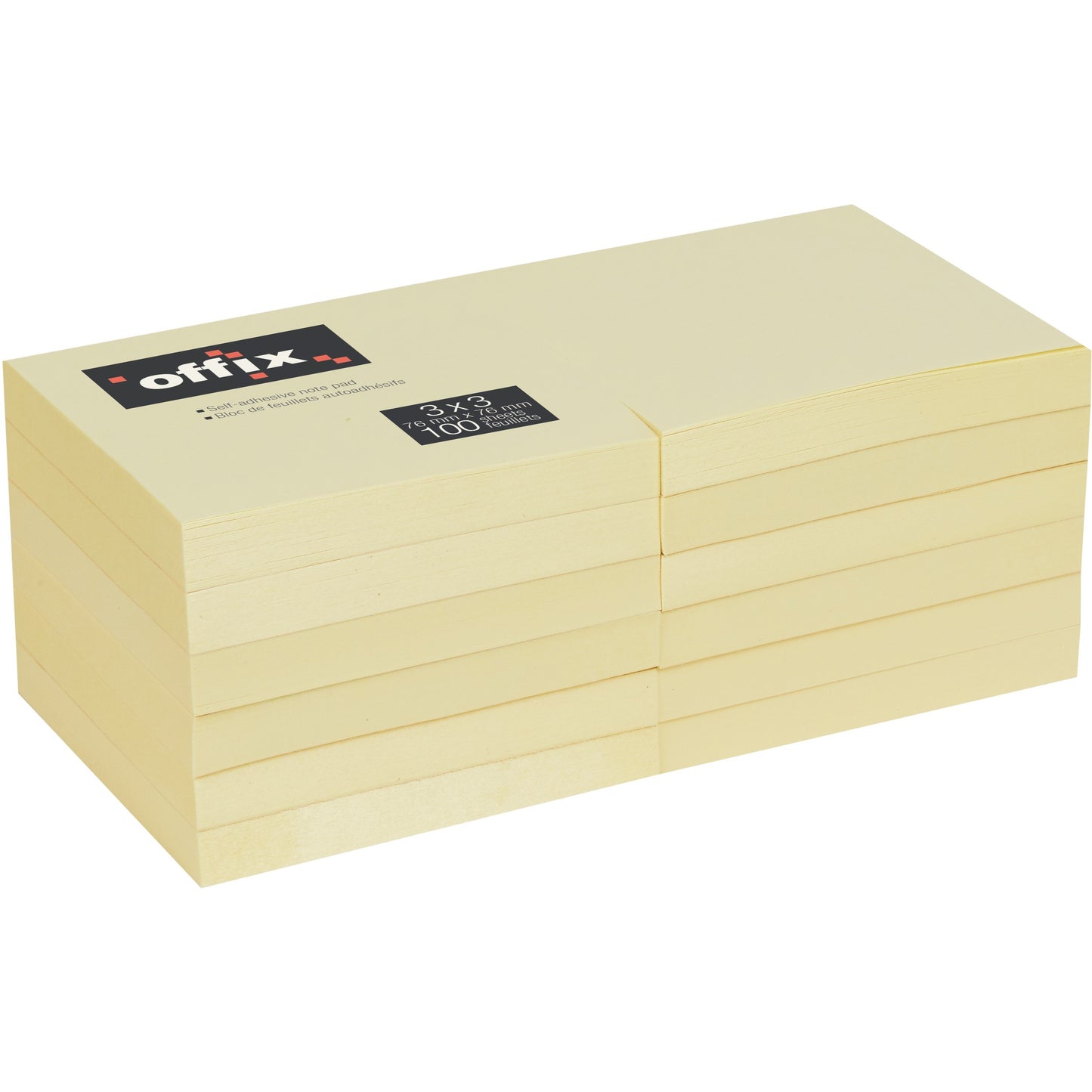 Offix NOV3X3-12PK Adhesive Note