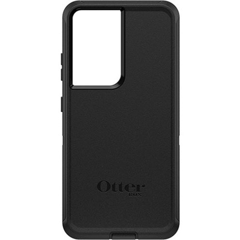 OtterBox Defender Rugged Carrying Case (Holster) Samsung Galaxy S21 Ultra 5G Smartphone - Black - 77-81253