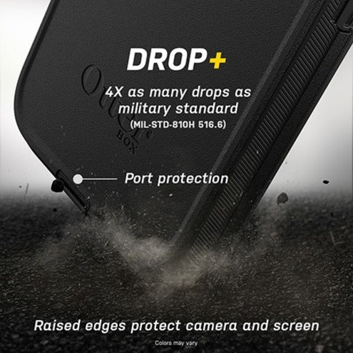 OtterBox Defender Rugged Carrying Case (Holster) Samsung Galaxy S21 Ultra 5G Smartphone - Black - 77-81253