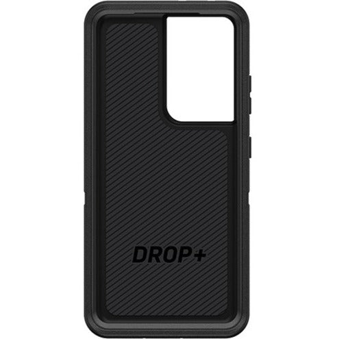 OtterBox Defender Rugged Carrying Case (Holster) Samsung Galaxy S21 Ultra 5G Smartphone - Black - 77-81253