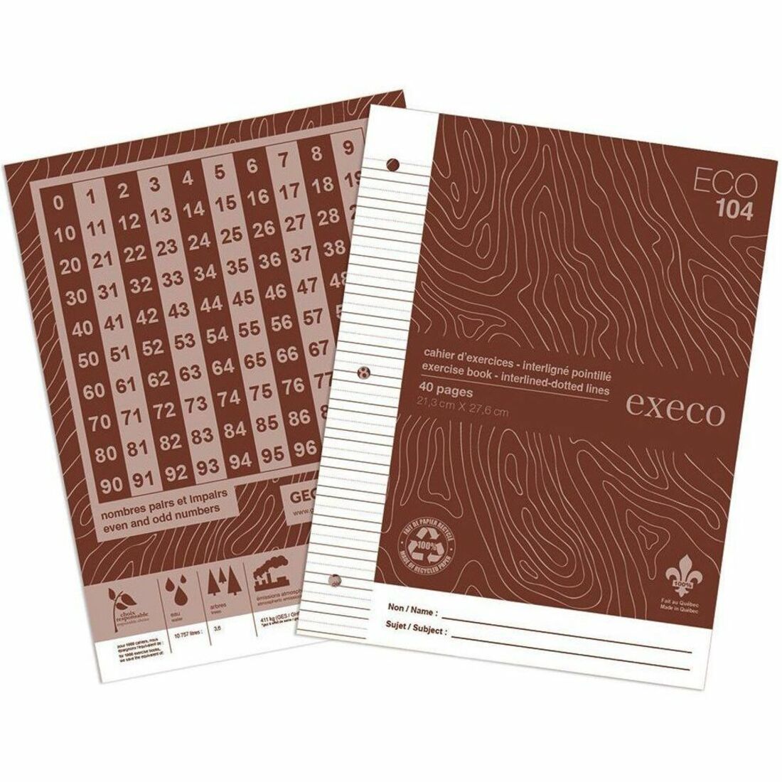 EXECO Eco-friendly Canada Notebooks