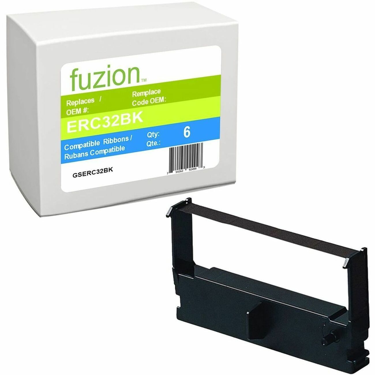 fuzion Epson ERC-32 Ribbon - Black
