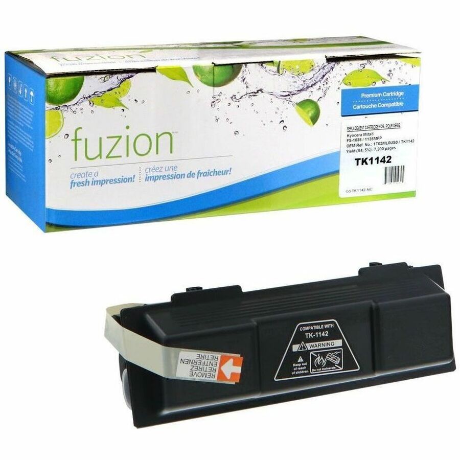 fuzion Laser Toner Cartridge TK1142 - Black - 1 Each
