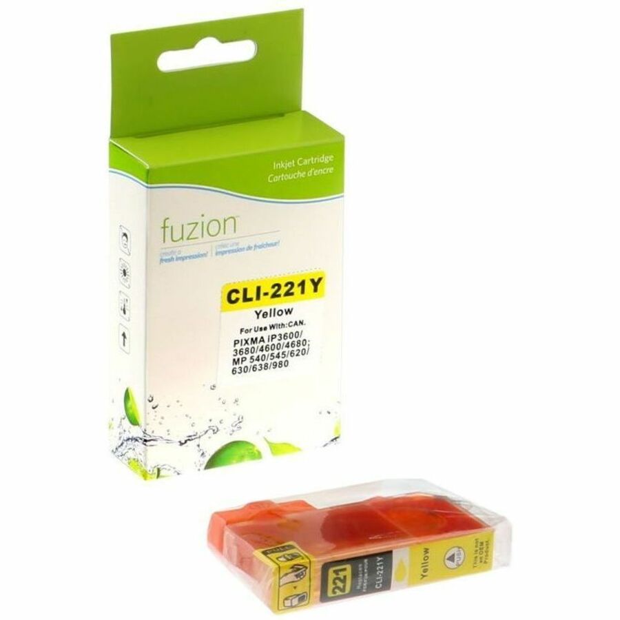 fuzion Canon CLI-221Y Compatible Inkjet - Yellow