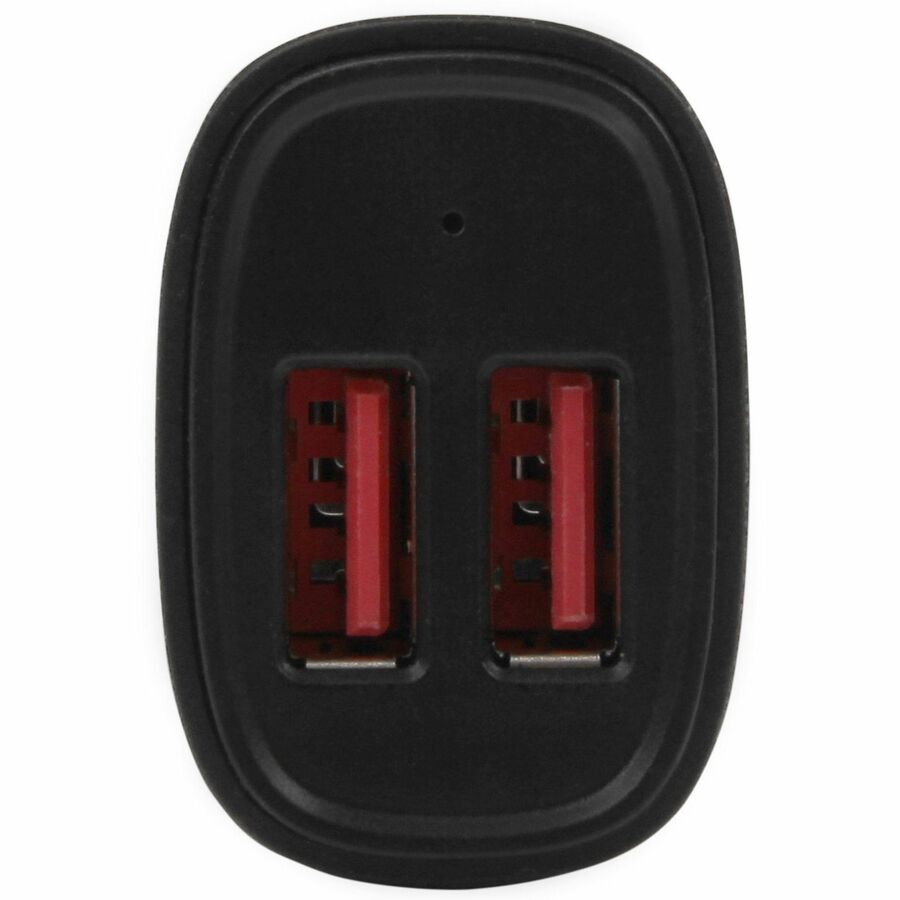 StarTech.com Dual-Port USB Car Charger - 24W/4.8A - Black - 5690361