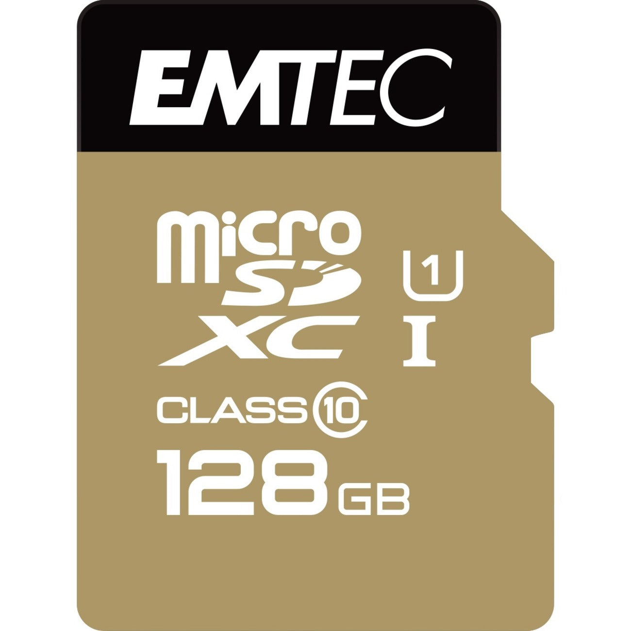 EMTEC Gold+ 128 GB Class 10 microSDXC - 1 Each