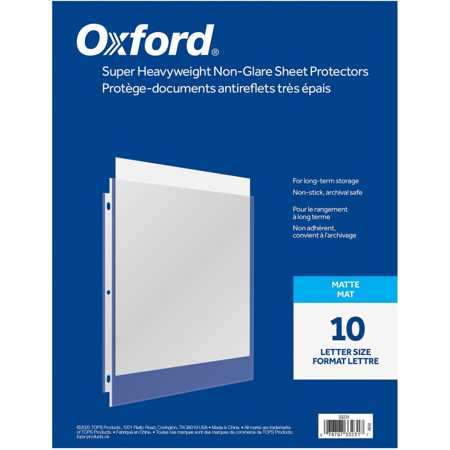 Oxford 33231 Sheet Protector