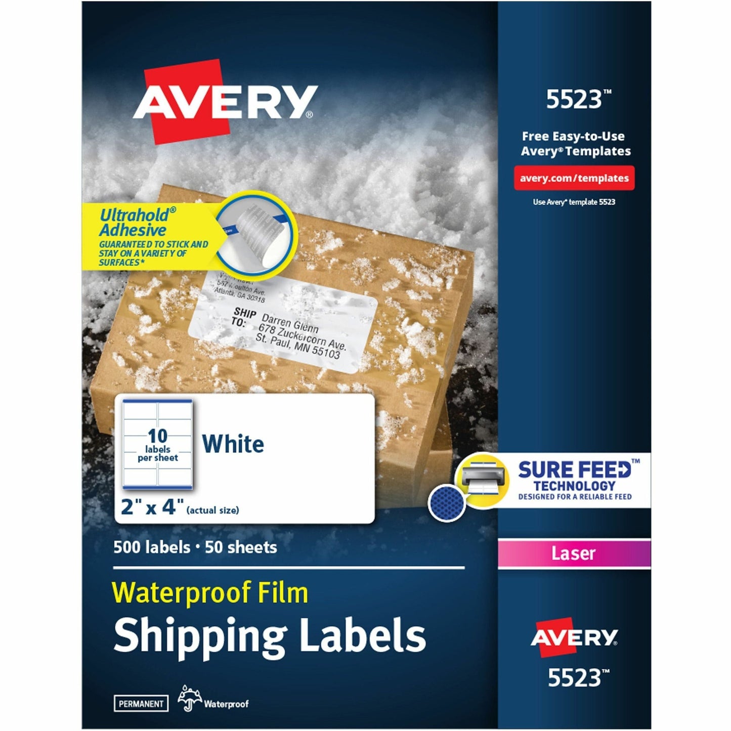 Avery® TrueBlock Shipping Label