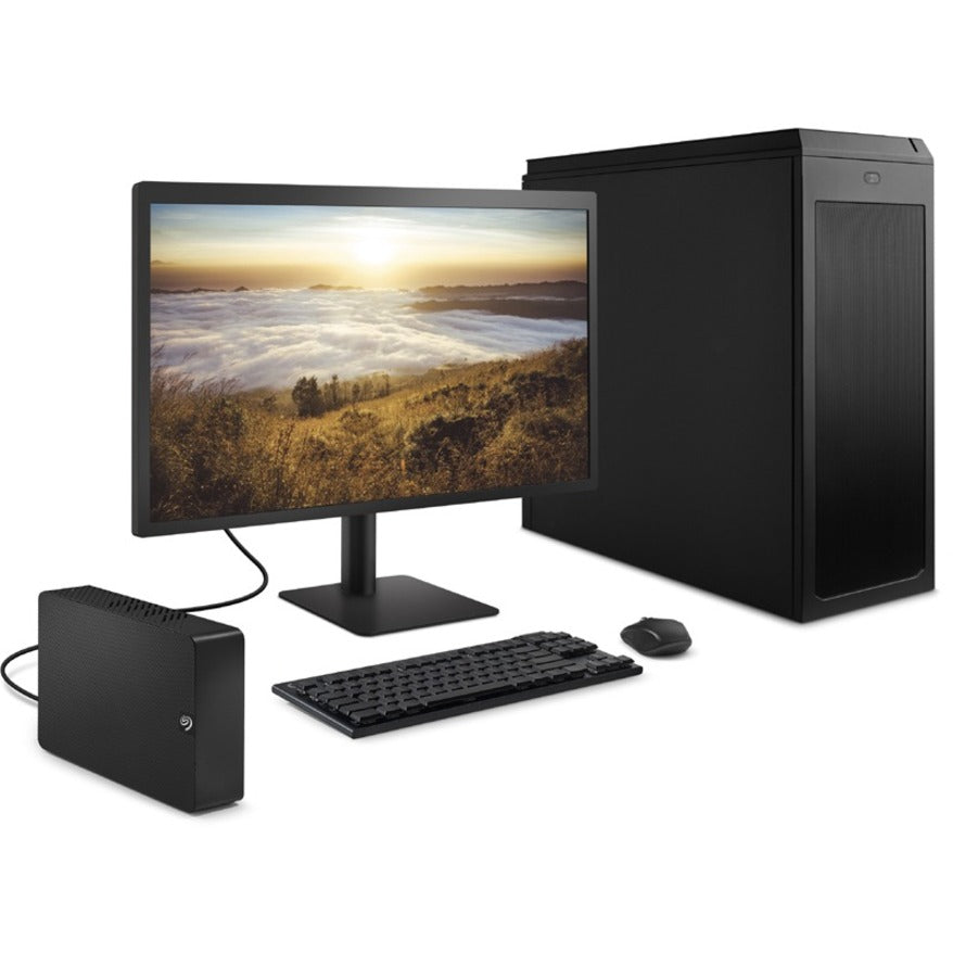 Seagate Expansion STKP16000400 16 TB Desktop Hard Drive - 3.5" External - Black - STKP16000400