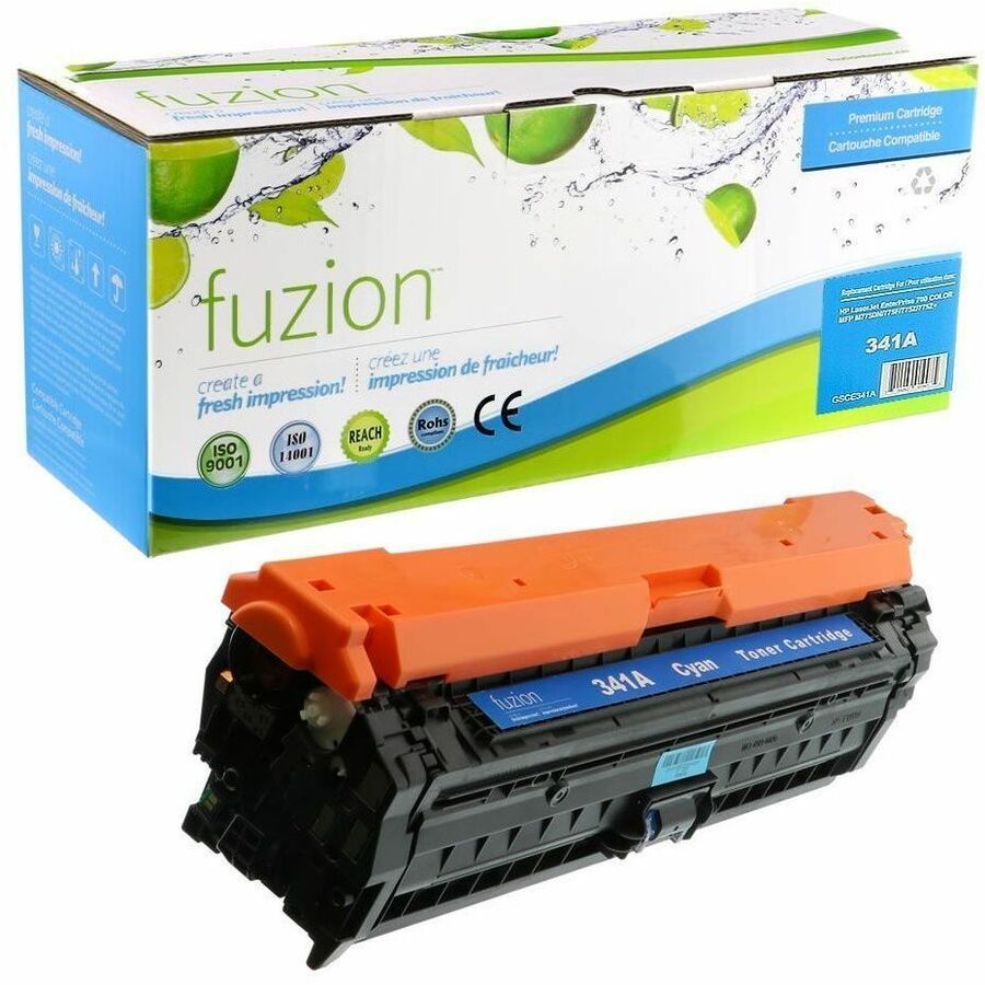 fuzion - Alternative for HP CE341A (651A) Remanufactured Toner - Cyan