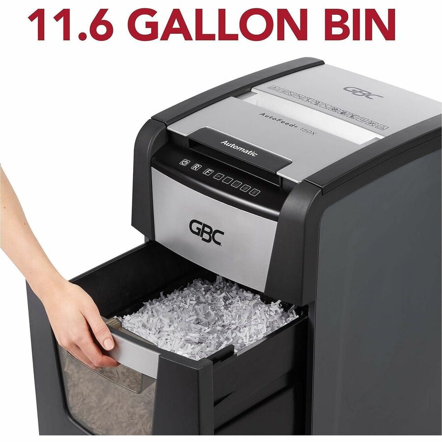 GBC AutoFeed+ Home Office Shredder, 150X, Super Cross-Cut, 150 Sheets - WSM1757604