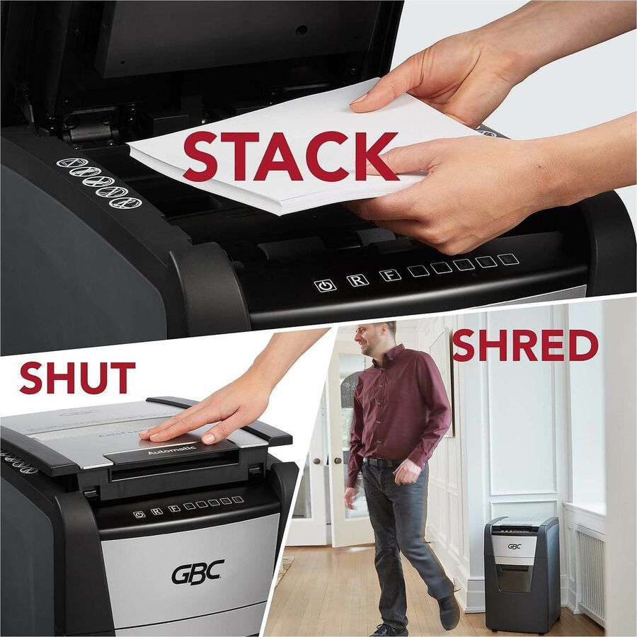 GBC AutoFeed+ Home Office Shredder, 150X, Super Cross-Cut, 150 Sheets - WSM1757604