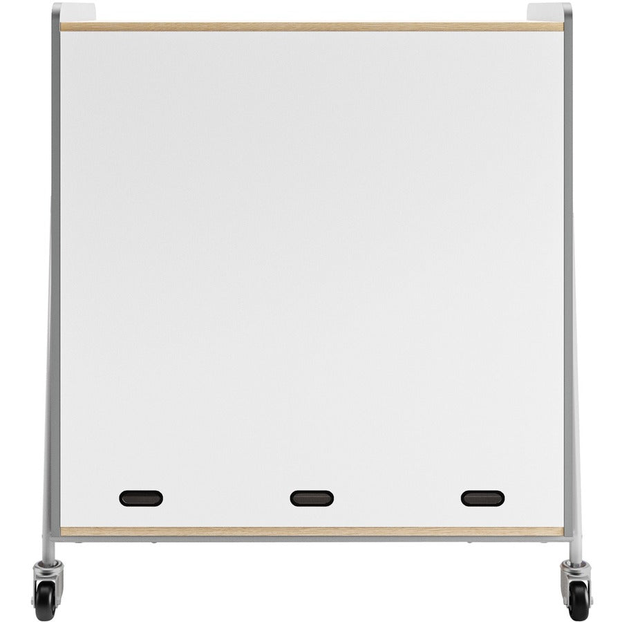Safco Whiffle Typical Triple Rolling Storage Cart - 3930GRY