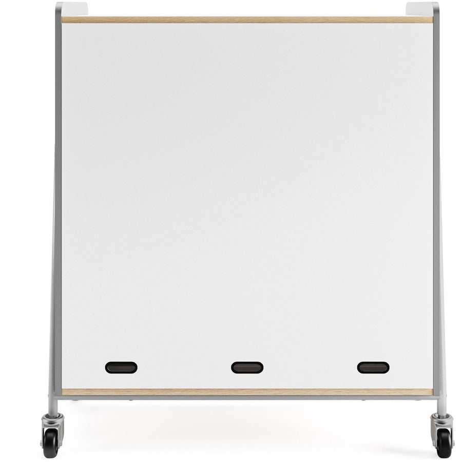 Safco Whiffle Typical Triple Rolling Storage Cart - 3930GRY