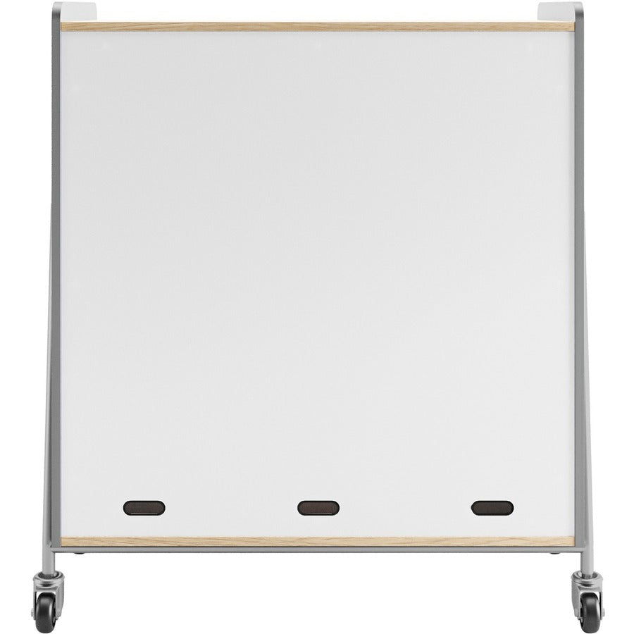 Safco Whiffle Typical Triple Rolling Storage Cart - 3931GRY