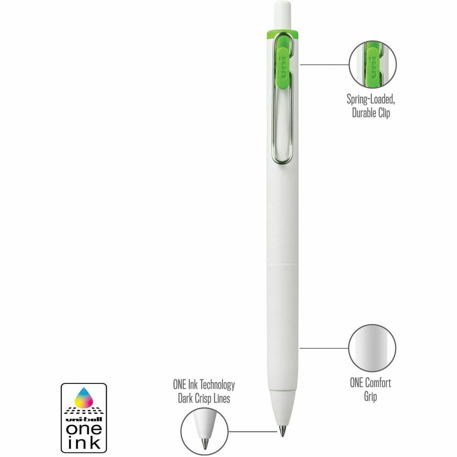 uniball one Retractable Gel Pens - 70324C
