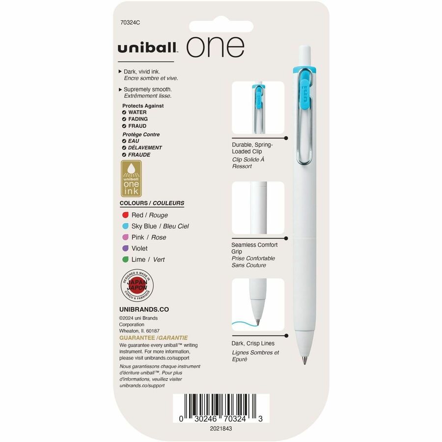 uniball™ one Retractable Gel Pens - 70324C