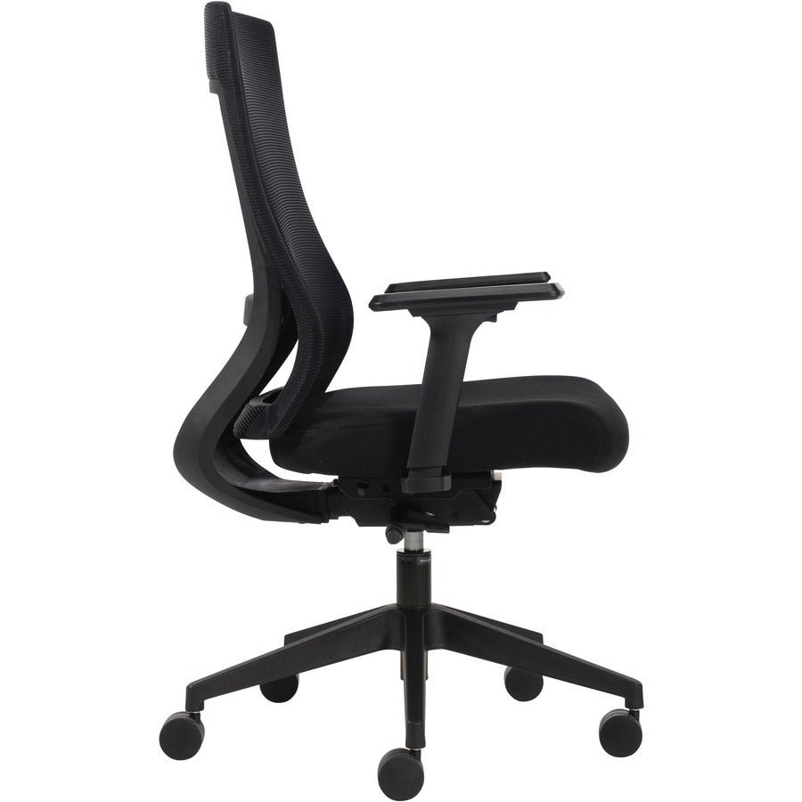 Offices To Go Zim Synchro-Tilter Chair High Back Mesh Black - OTG11351B