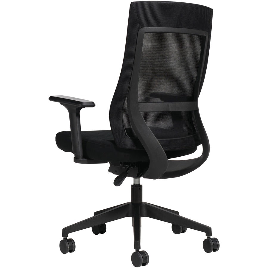 Offices To Go Zim Synchro-Tilter Chair High Back Mesh Black - OTG11351B
